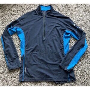 Icebreaker GT 200 Lightweight 1/2 Zip Pullover Mens Large Merino Wool Blend